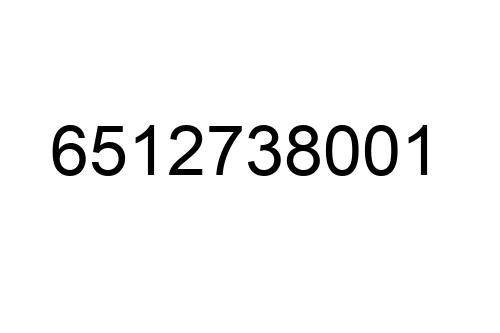 6512738001