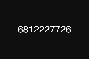 6812227726