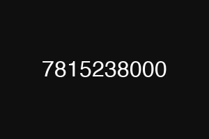 7815238000